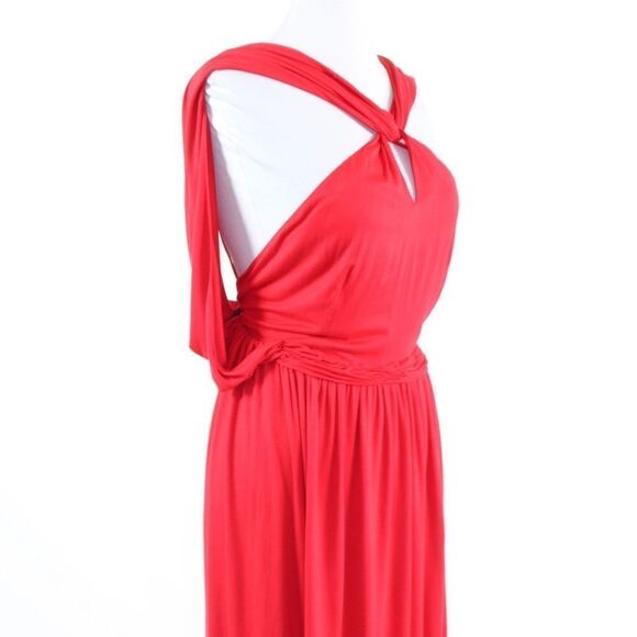 Hilfiger Collection Red maxi dress M - Picture 4 of 8